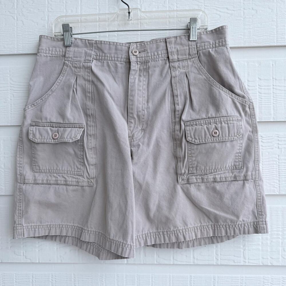 Cabela’s Khaki Cargo Shorts Size 16 Utility Outdoor Style